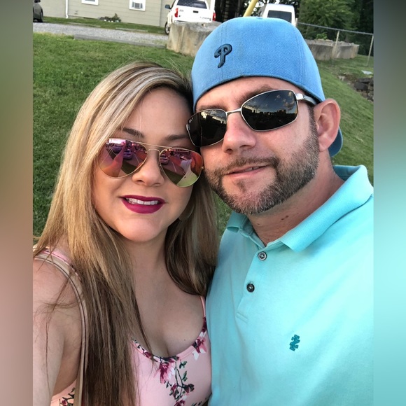 Ray Ban Pink mirrored Aviators - Picture 8 of 8